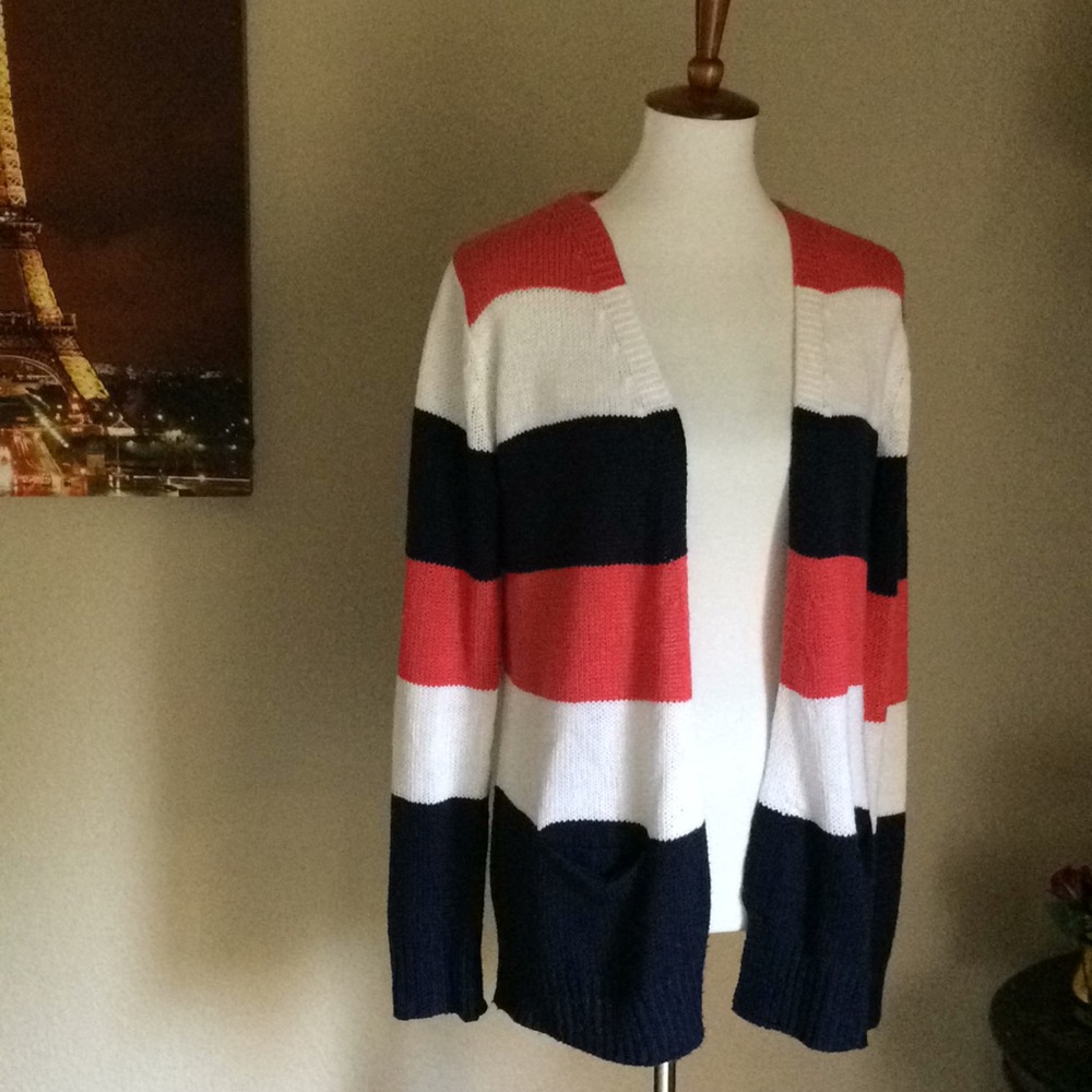 Tory Burch Cable Knit Open Cardigan Sweater 🤗